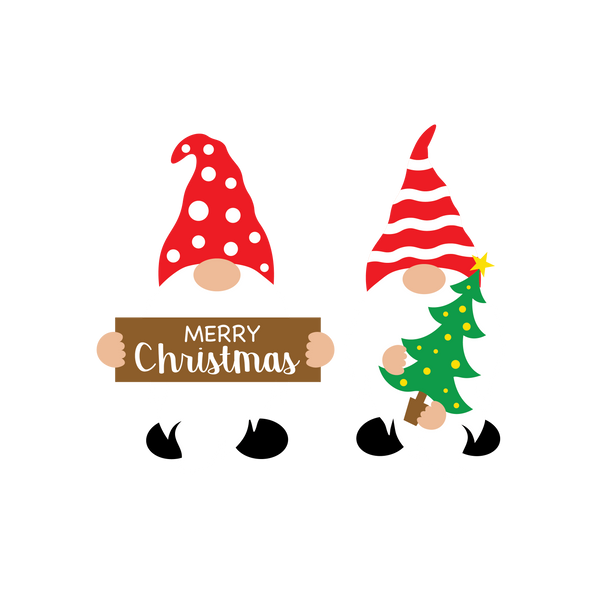 CHRISTMAS GNOMIES MERRY CHRISTMAS