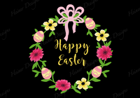 Easter Spring Wreath